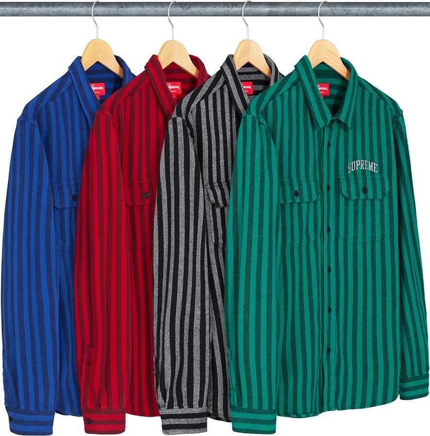 Stripe Heavyweight Flannel Shirt